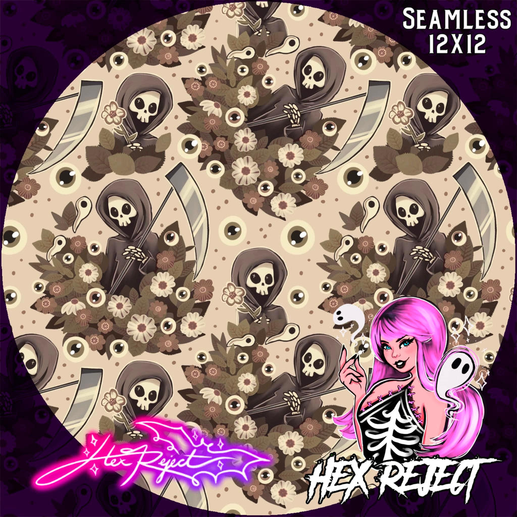 Grim Reaper - Seamless file - Hex Reject