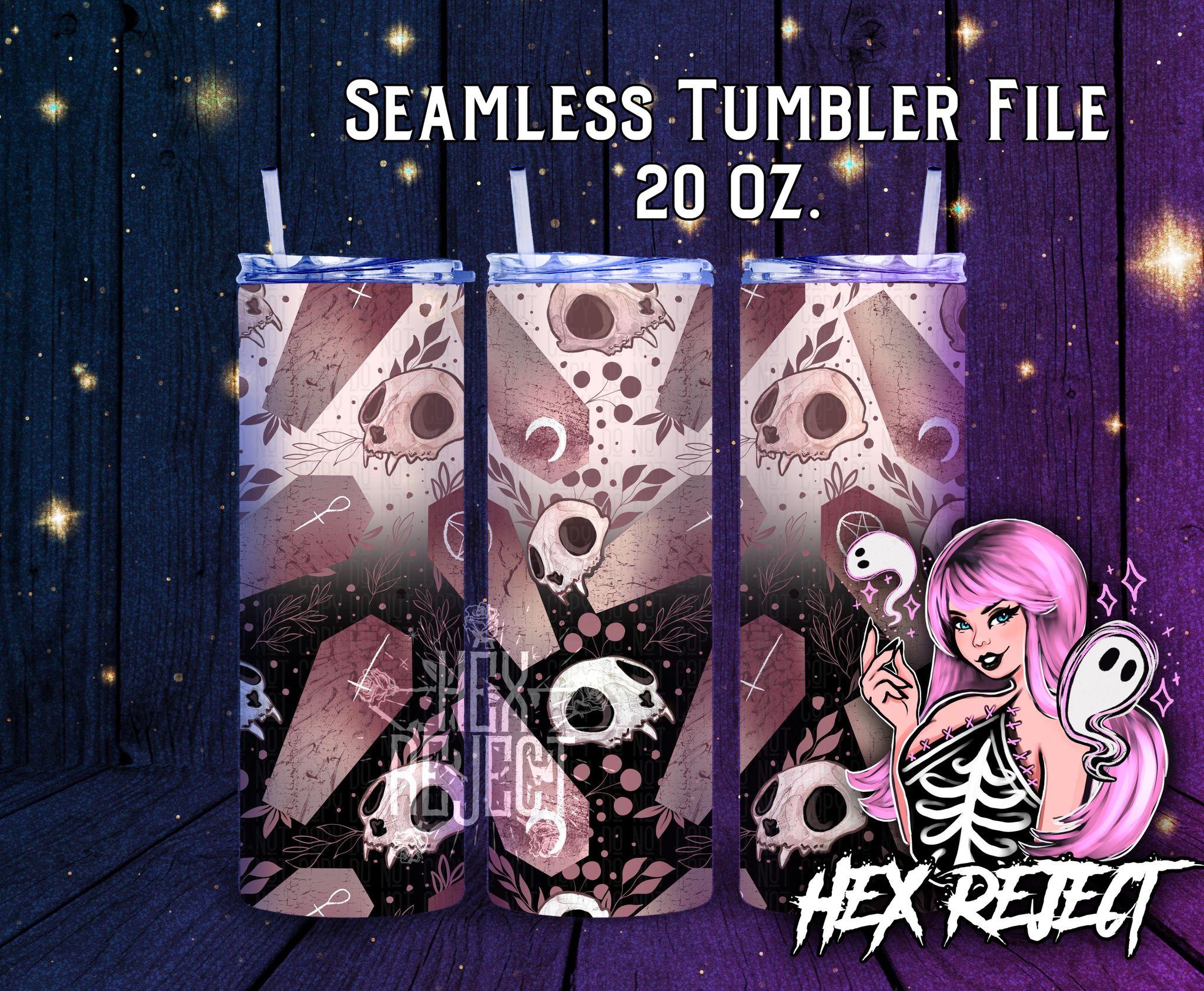 Neutralgoth Halloween - 20 oz. Tumbler Files - Hex Reject