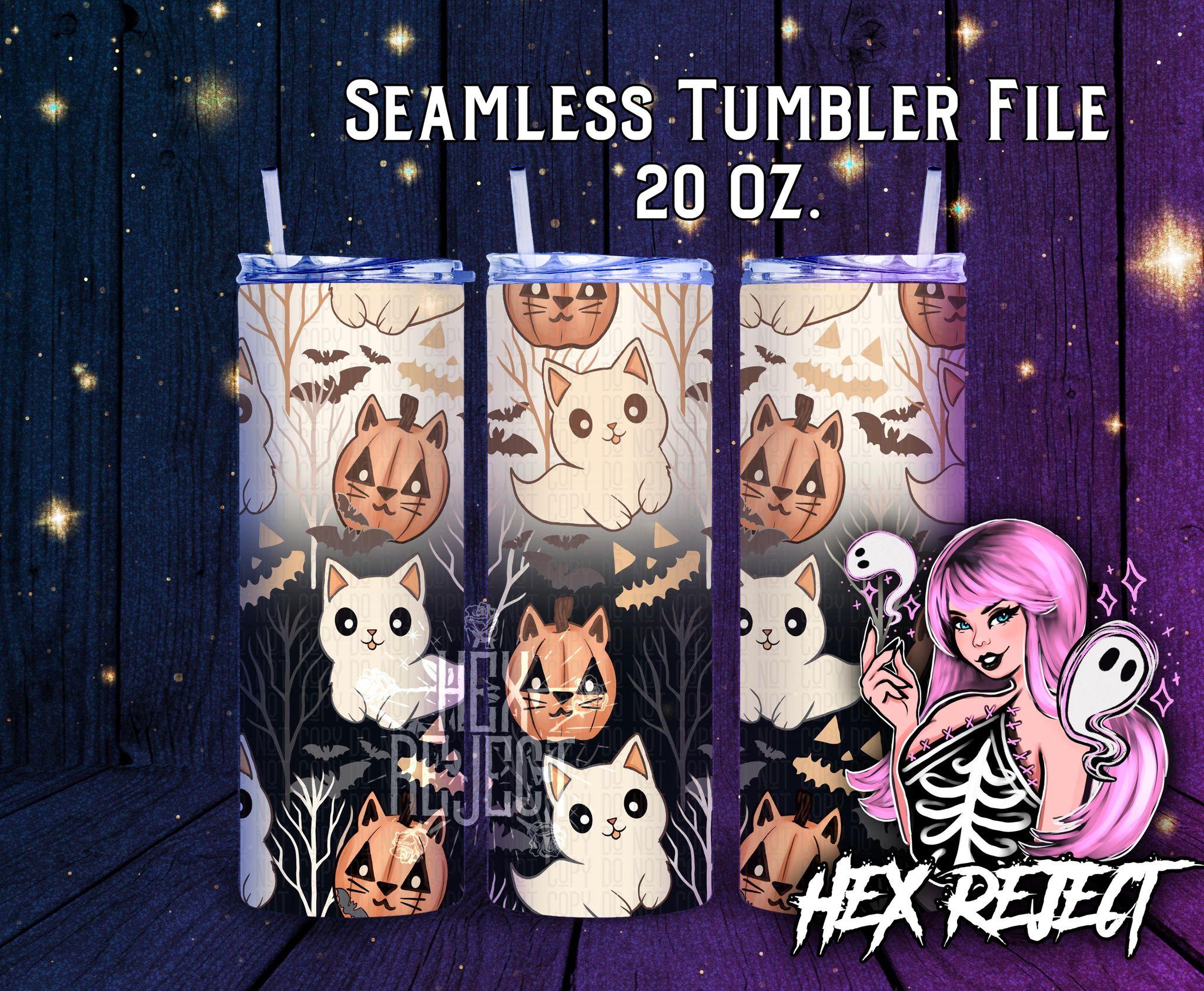 Neutralgoth Halloween - 20 oz. Tumbler Files - Hex Reject