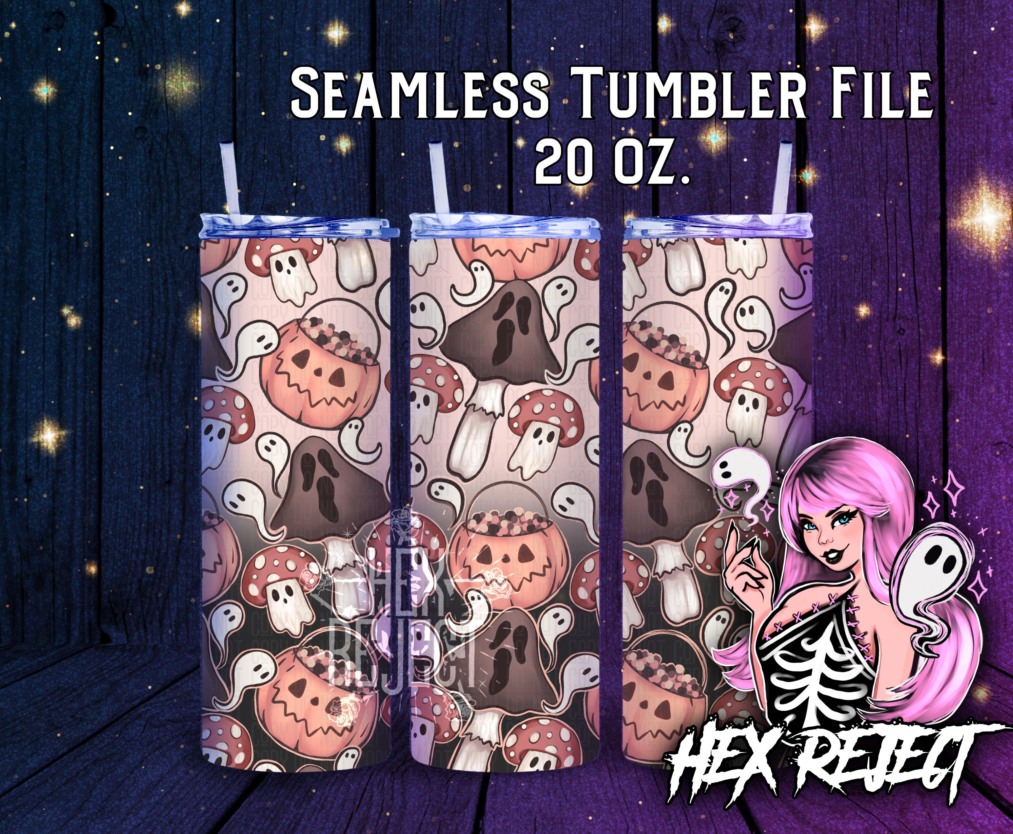 Neutralgoth Halloween - 20 oz. Tumbler Files - Hex Reject