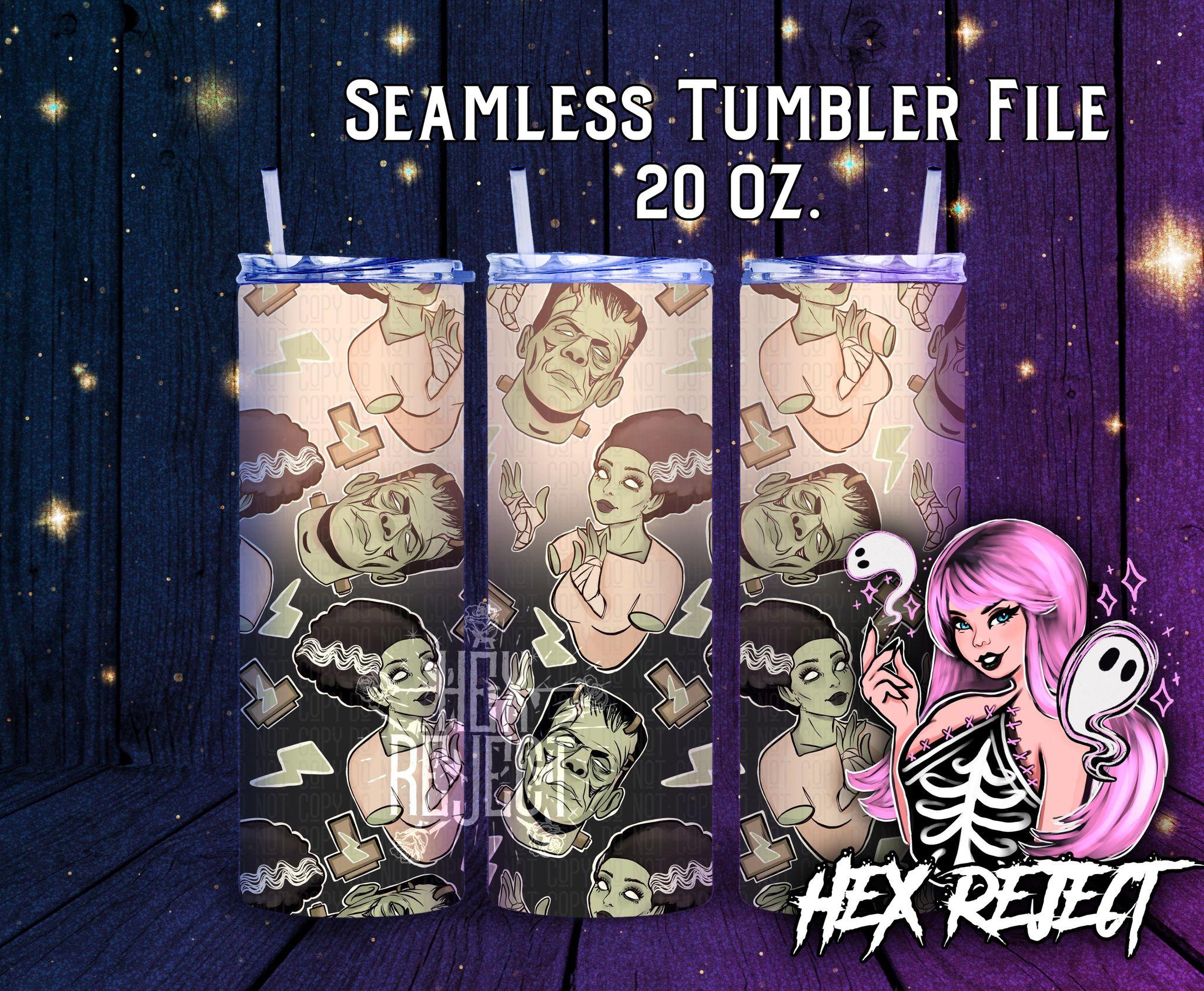 Neutralgoth Halloween - 20 oz. Tumbler Files - Hex Reject