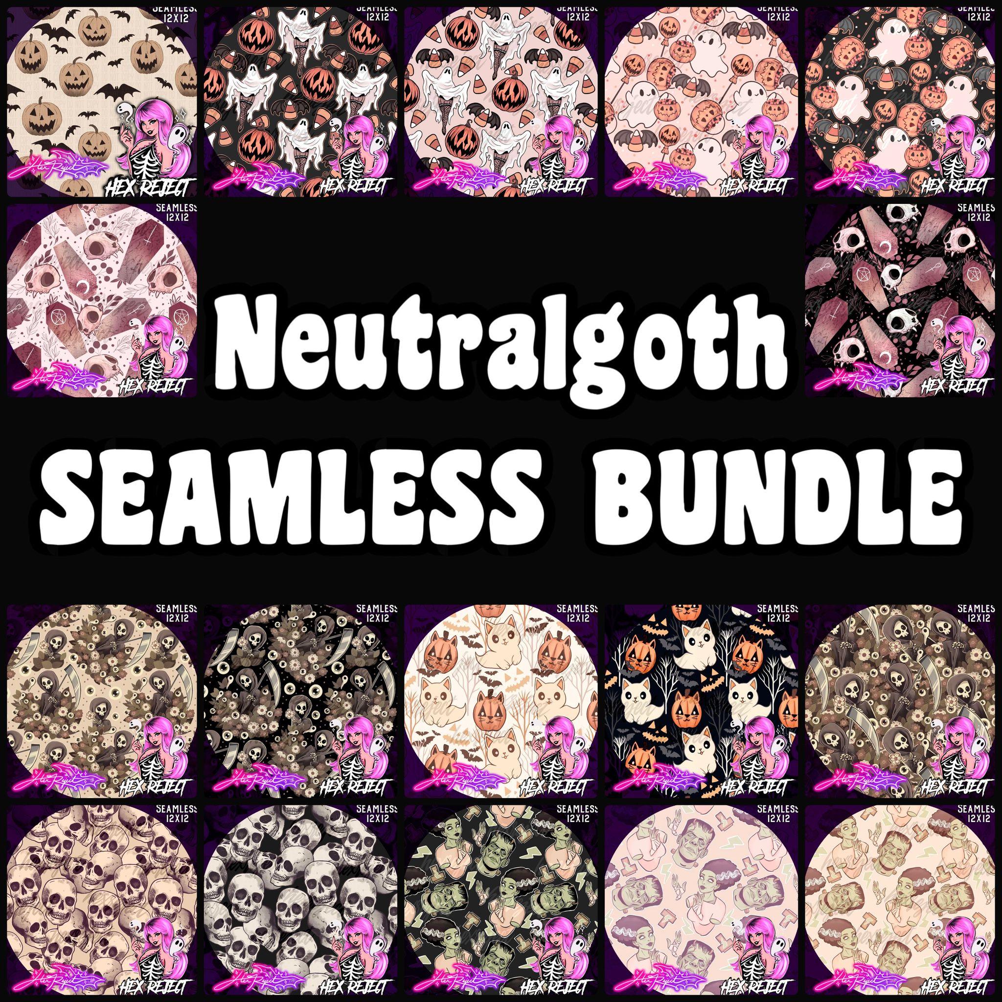 Neutralgoth Halloween - Seamless bundle - Hex Reject