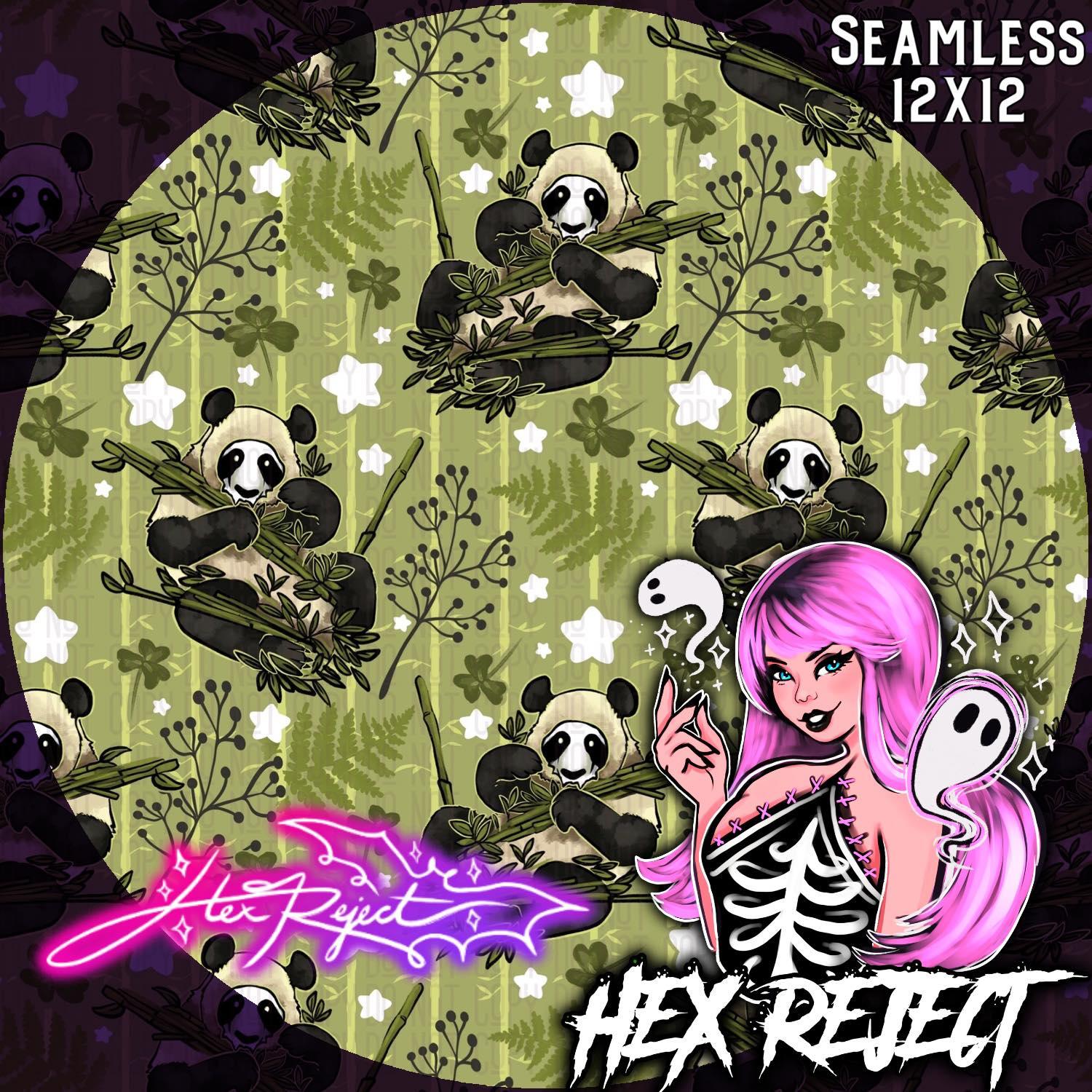 Panda - Seamless file - Hex Reject