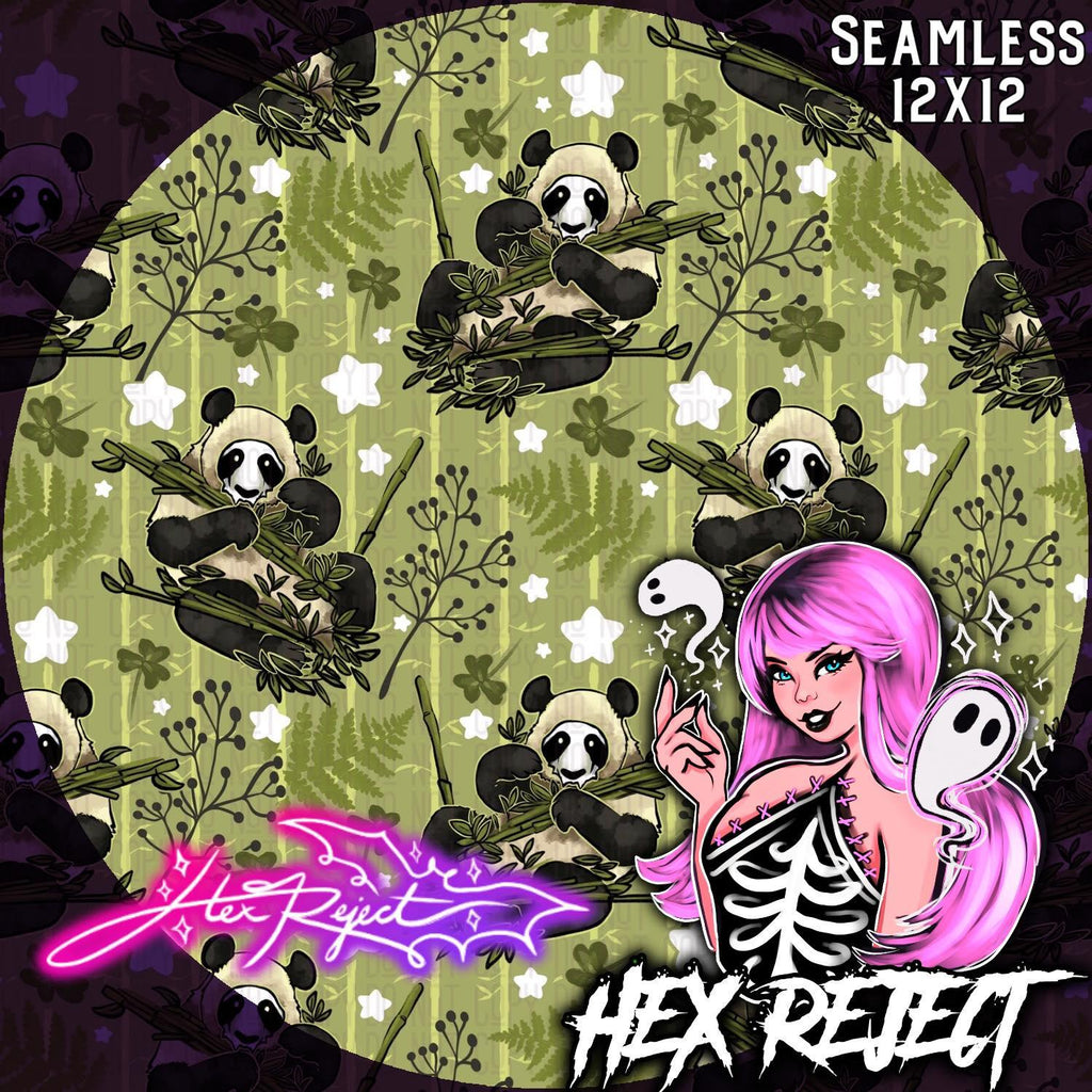 Panda - Seamless file - Hex Reject