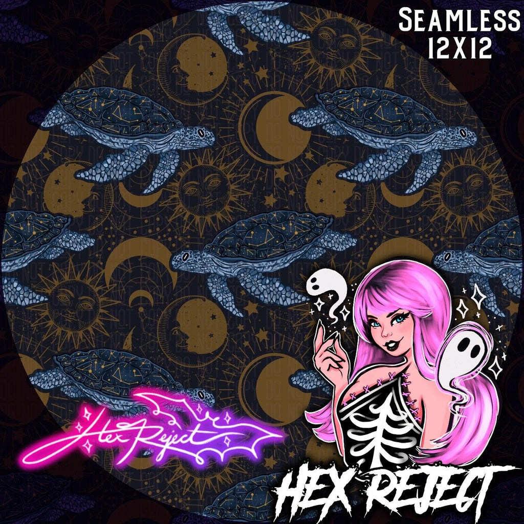 Sea Turtle - Seamless file - Hex Reject