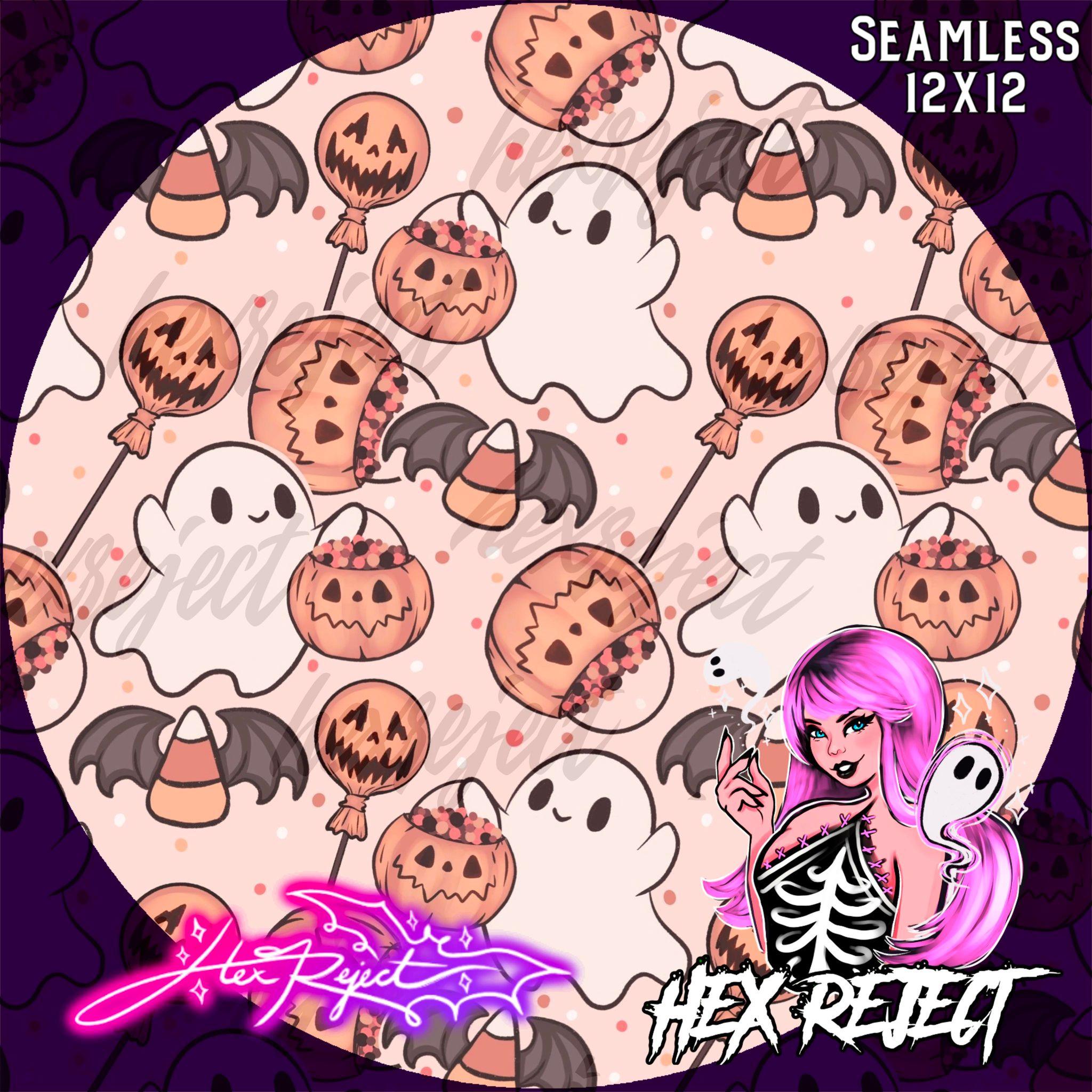 Trick or Treat - Seamless file - Hex Reject