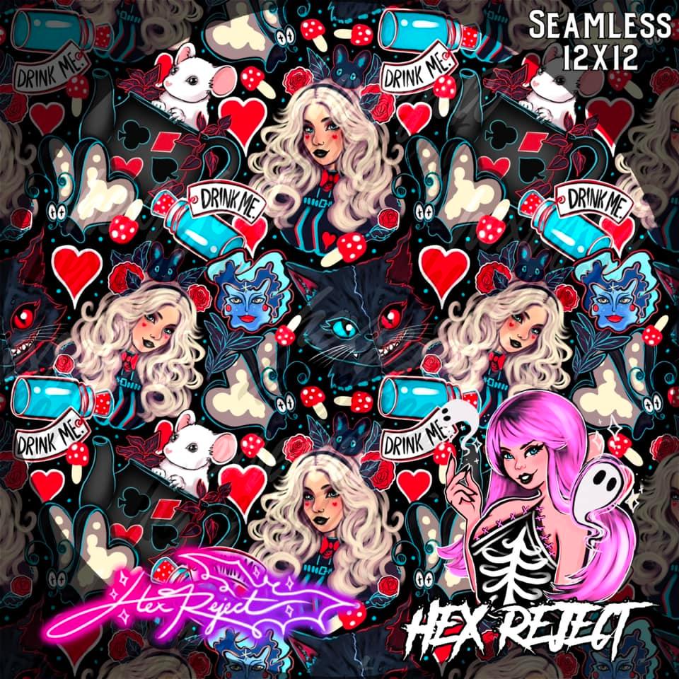 Wonderland Mashup - Seamless file - Hex Reject