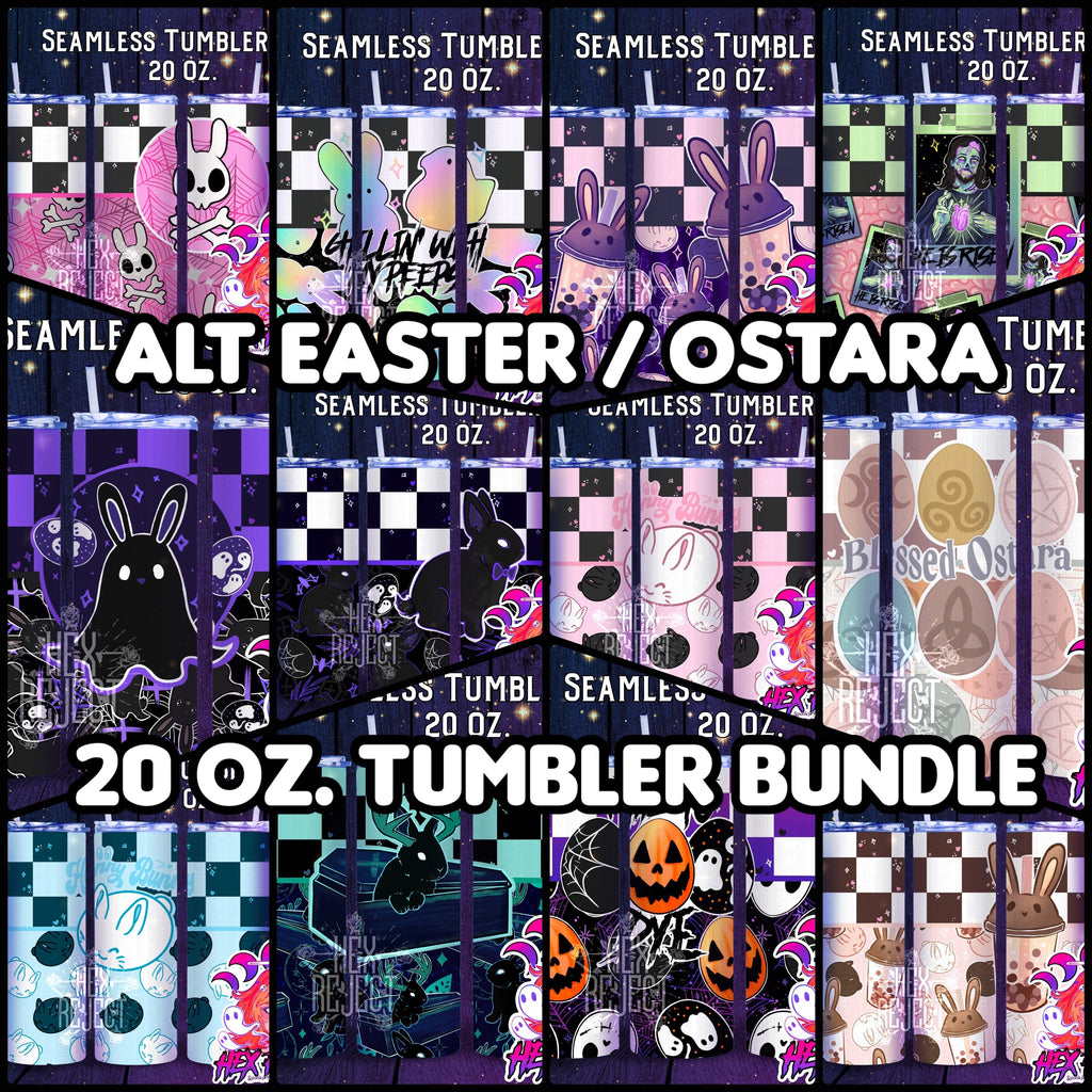 Alt Easter / Ostara - 20 oz. Tumbler bundle - Hex Reject