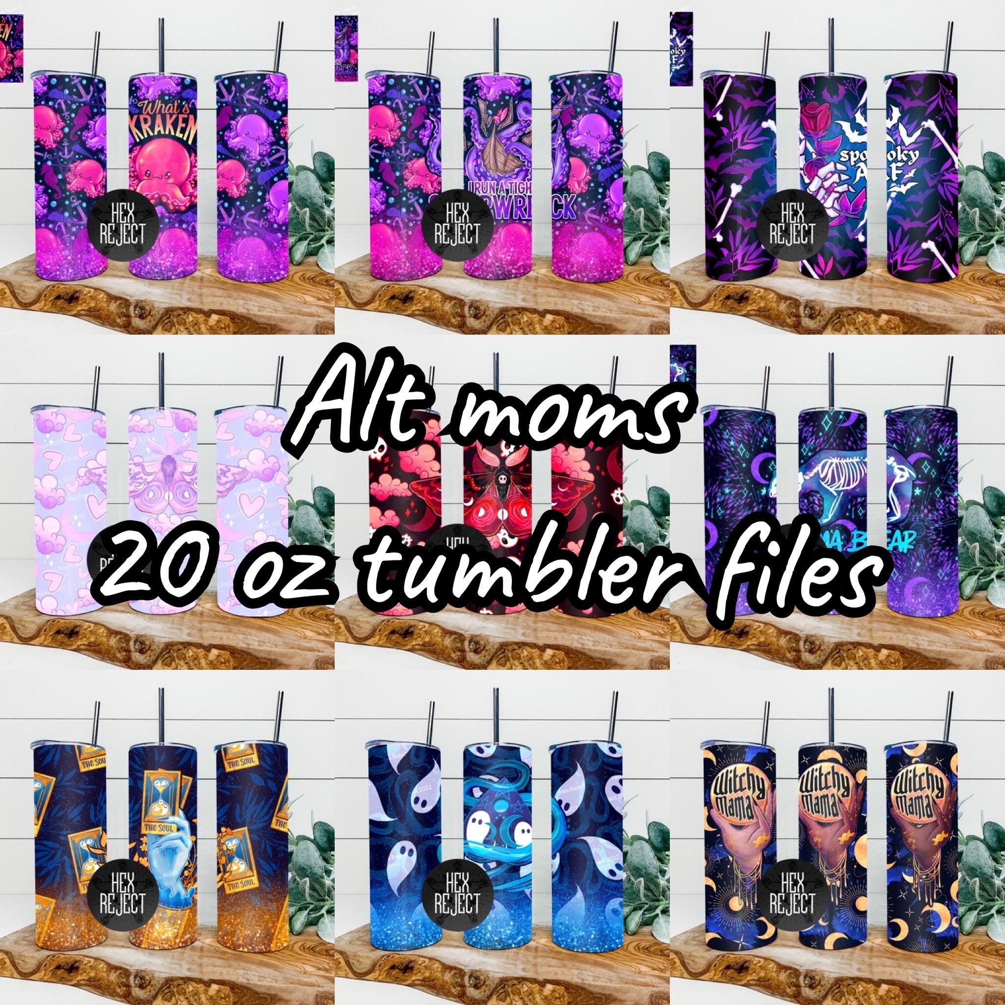 Alt moms - 20 oz. Tumbler files - Hex Reject