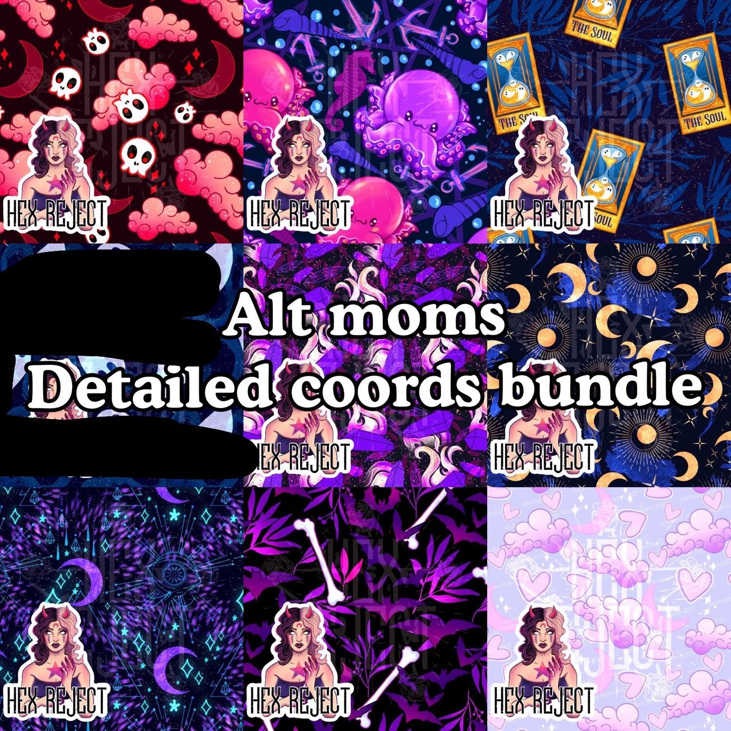 Alt moms - detailed coord seamless bundle - Hex Reject