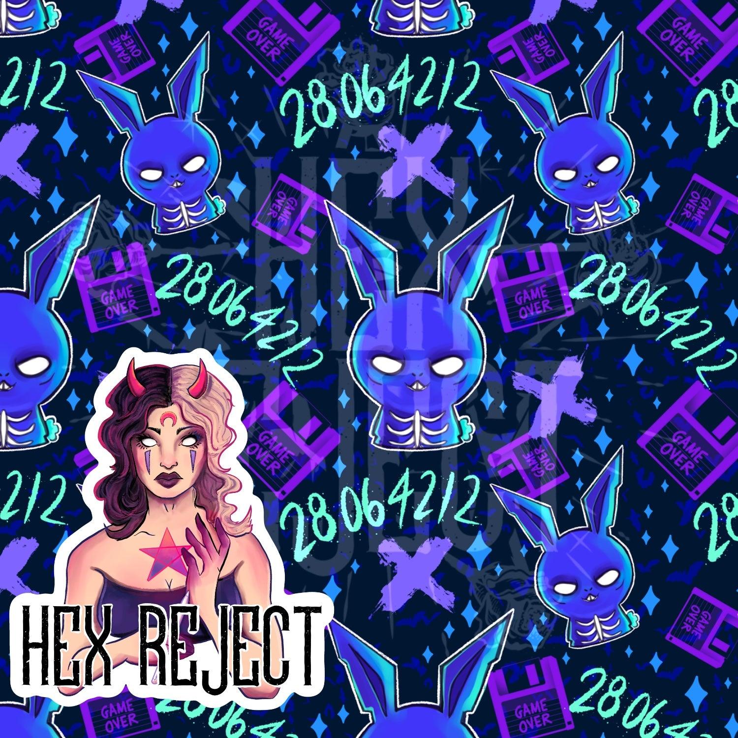 Angry bunny - Seamless file - Hex Reject