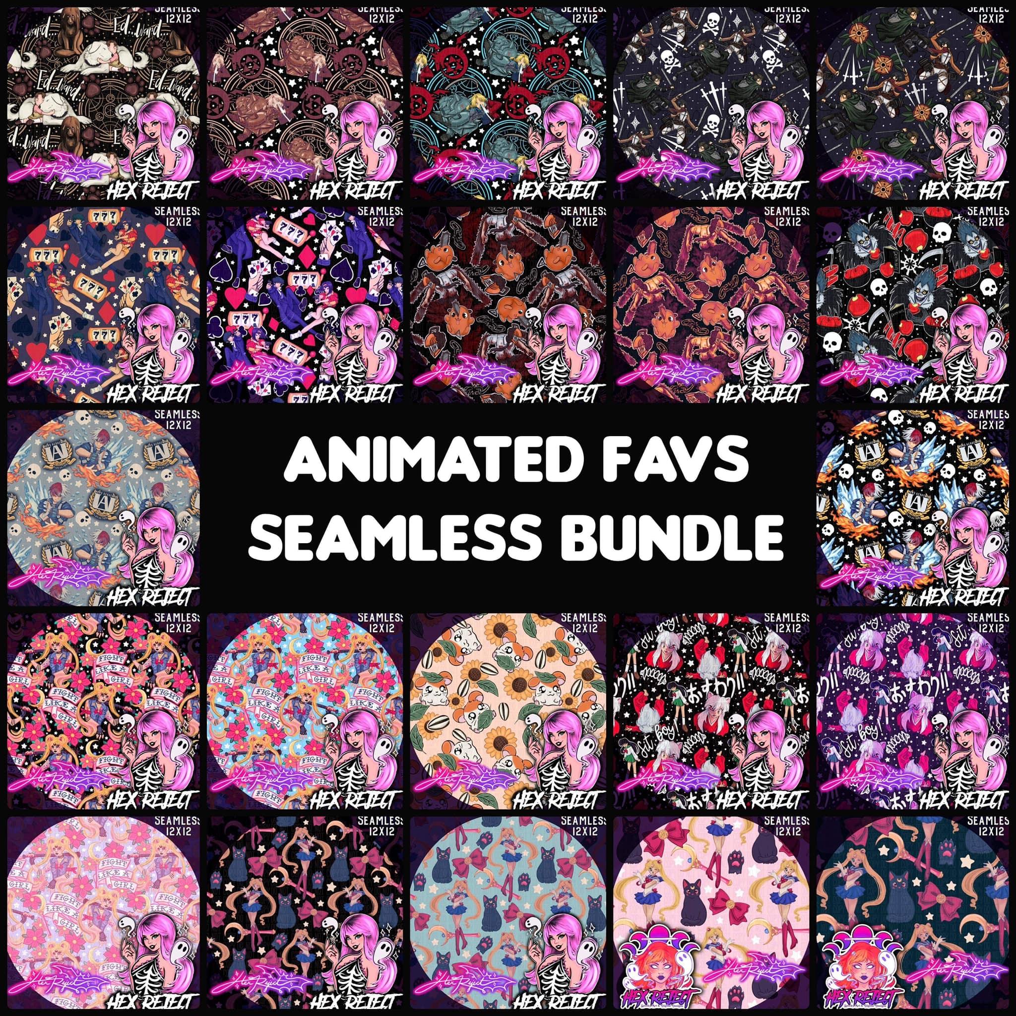 Animated Favs - Seamless bundle - Hex Reject