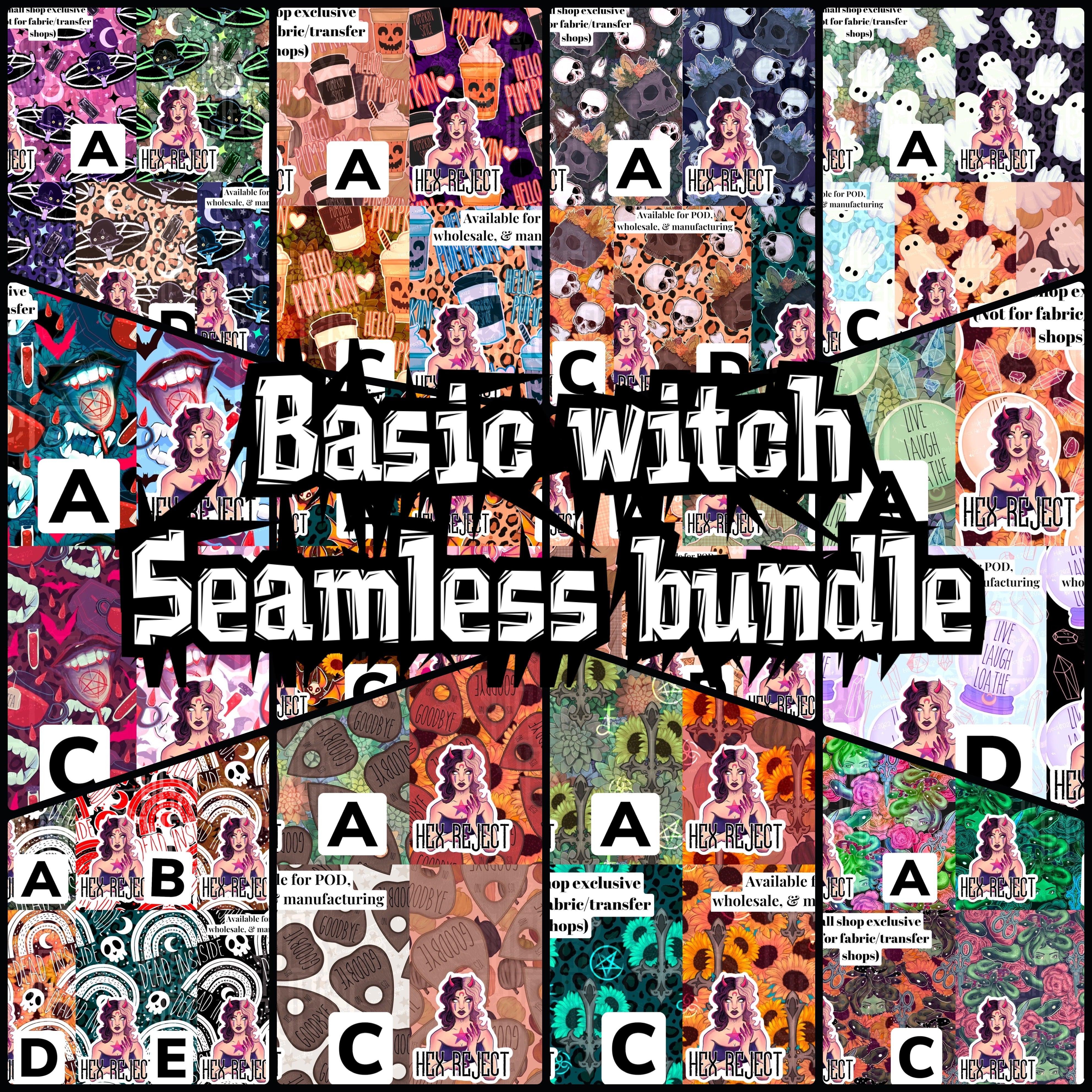 Basic Witch Seamless Bundle - Hex Reject