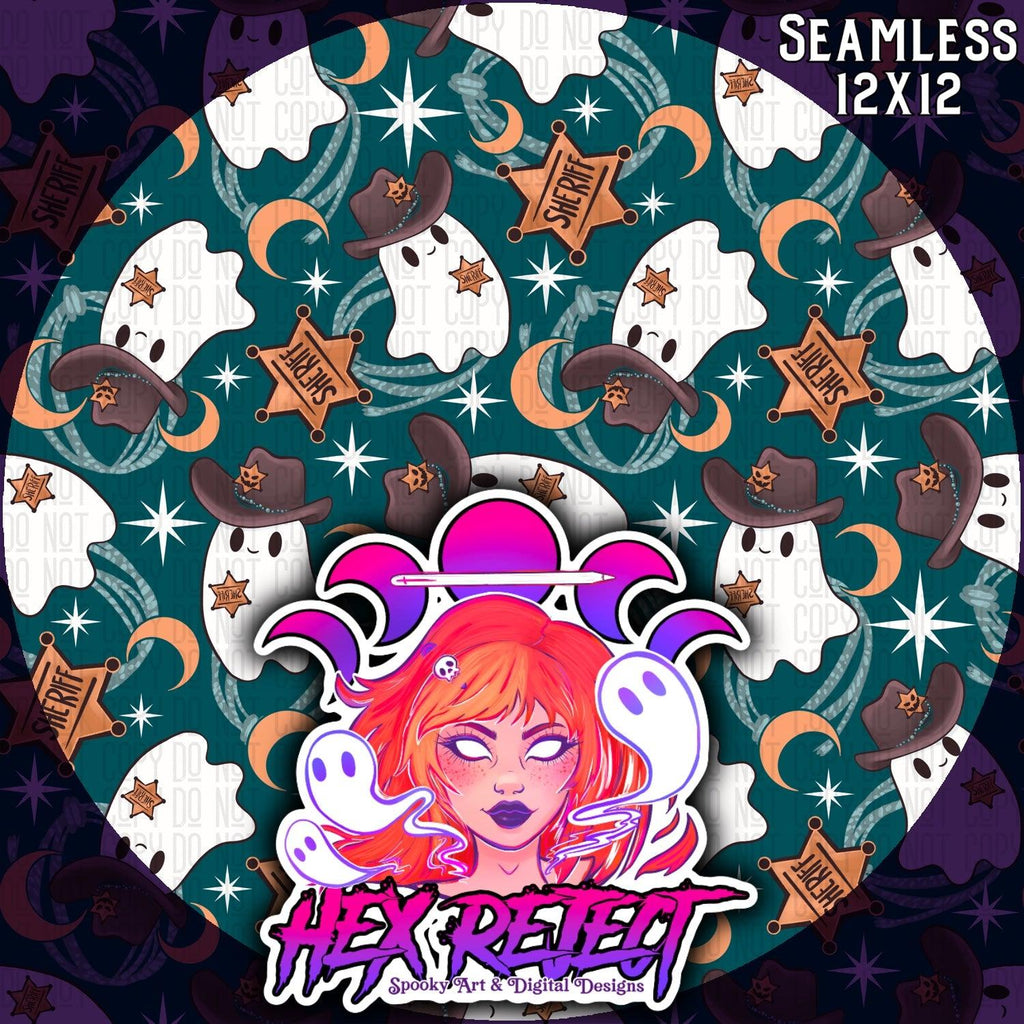 Boo Sheriff - Seamless Files - Hex Reject
