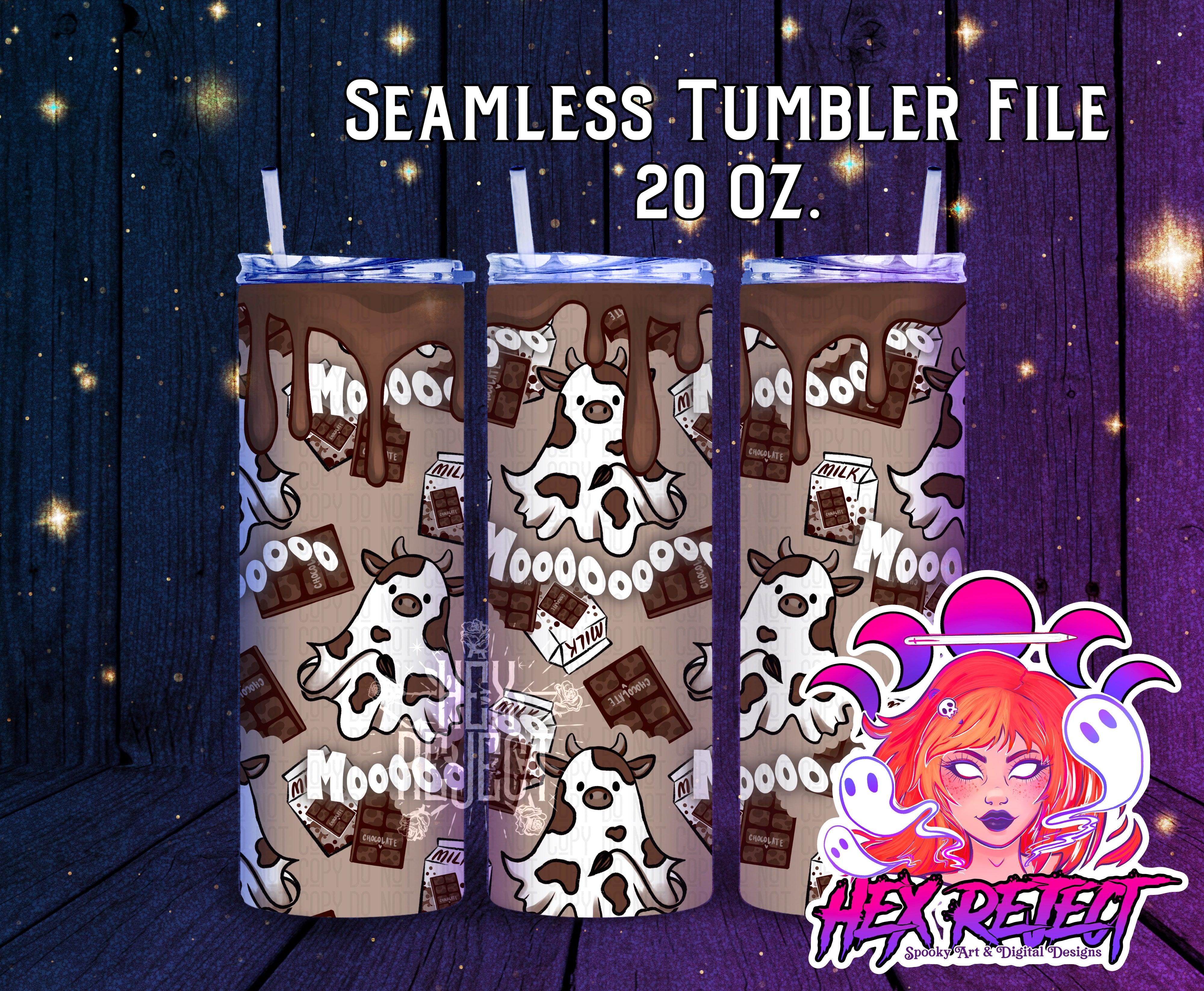 Boocow - Seamless 20 oz. Tumbler Files - Hex Reject