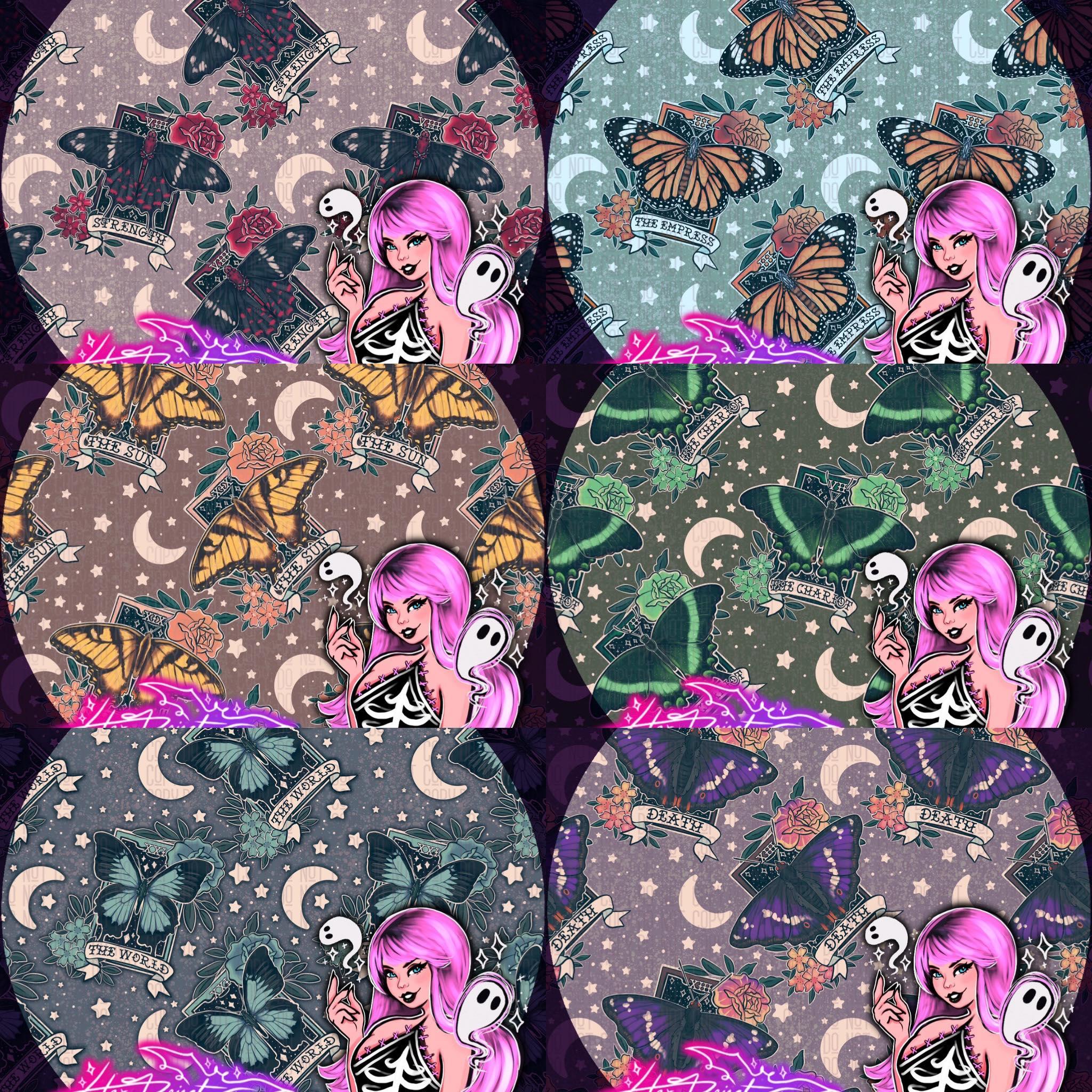 Butterfly Tarot - Seamless bundle - Hex Reject