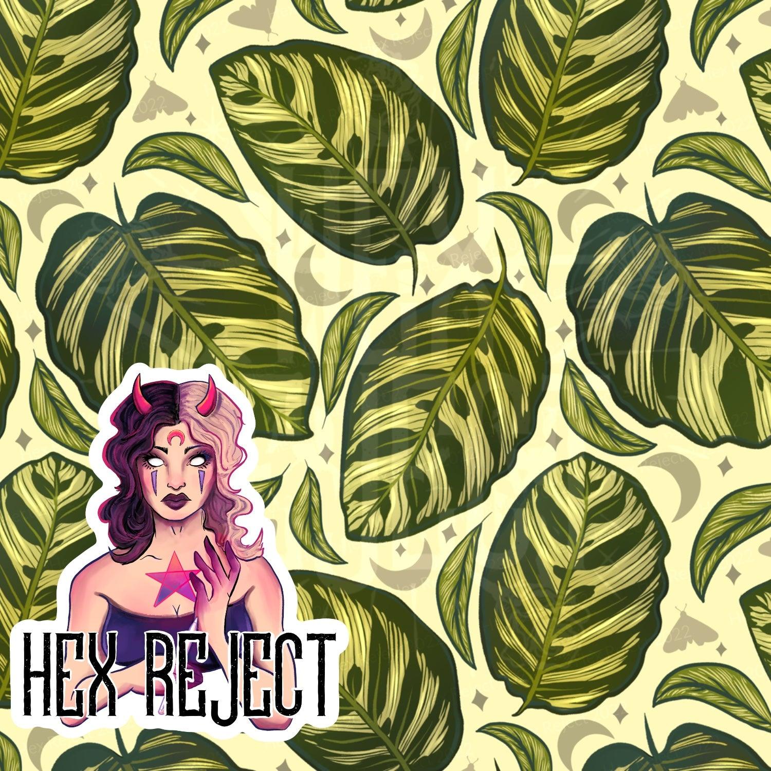 Calathea Leaves - Seamless Files - Different Options - Hex Reject