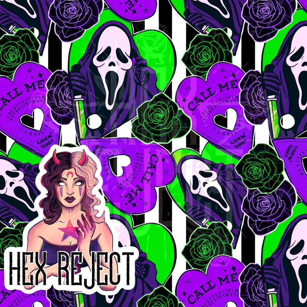💜Call Me - seamless file💚 - Hex Reject