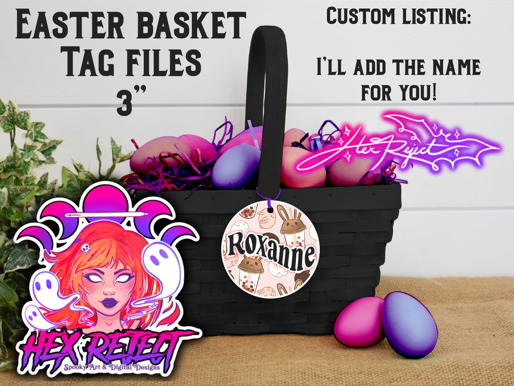 Custom Easter Basket Tag Files - Hex Reject