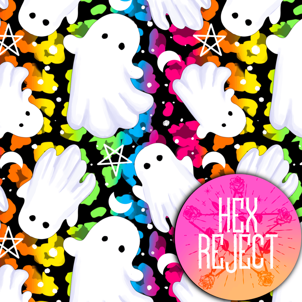 Dancing Ghosts - Seamless File - Hex Reject