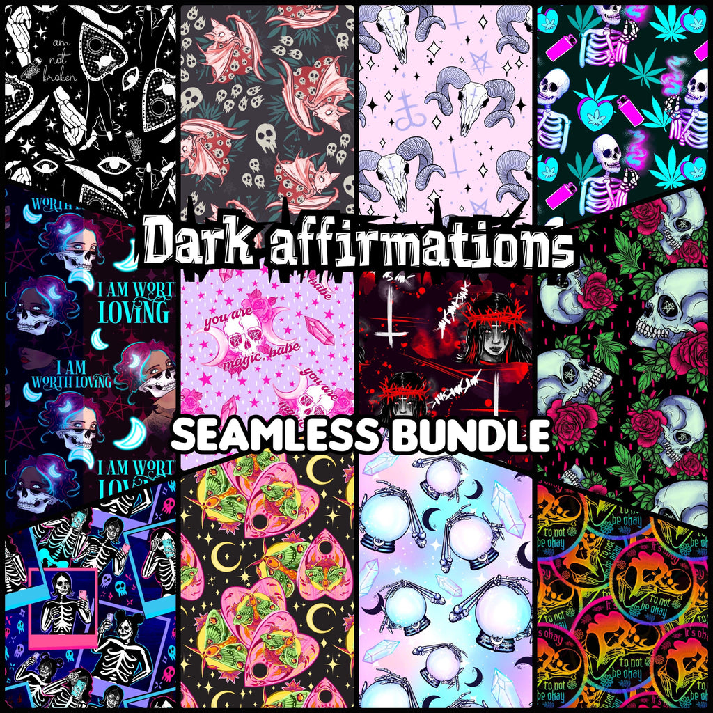 Dark Affirmations - Seamless bundle - Hex Reject
