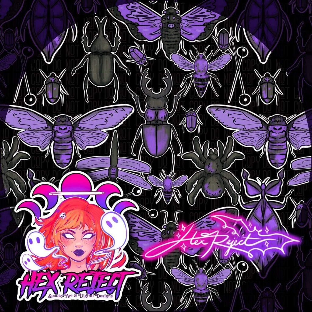 Dark Insects - Seamless file - Hex Reject
