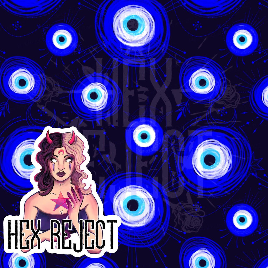 Evil Eye - Seamless File - Hex Reject