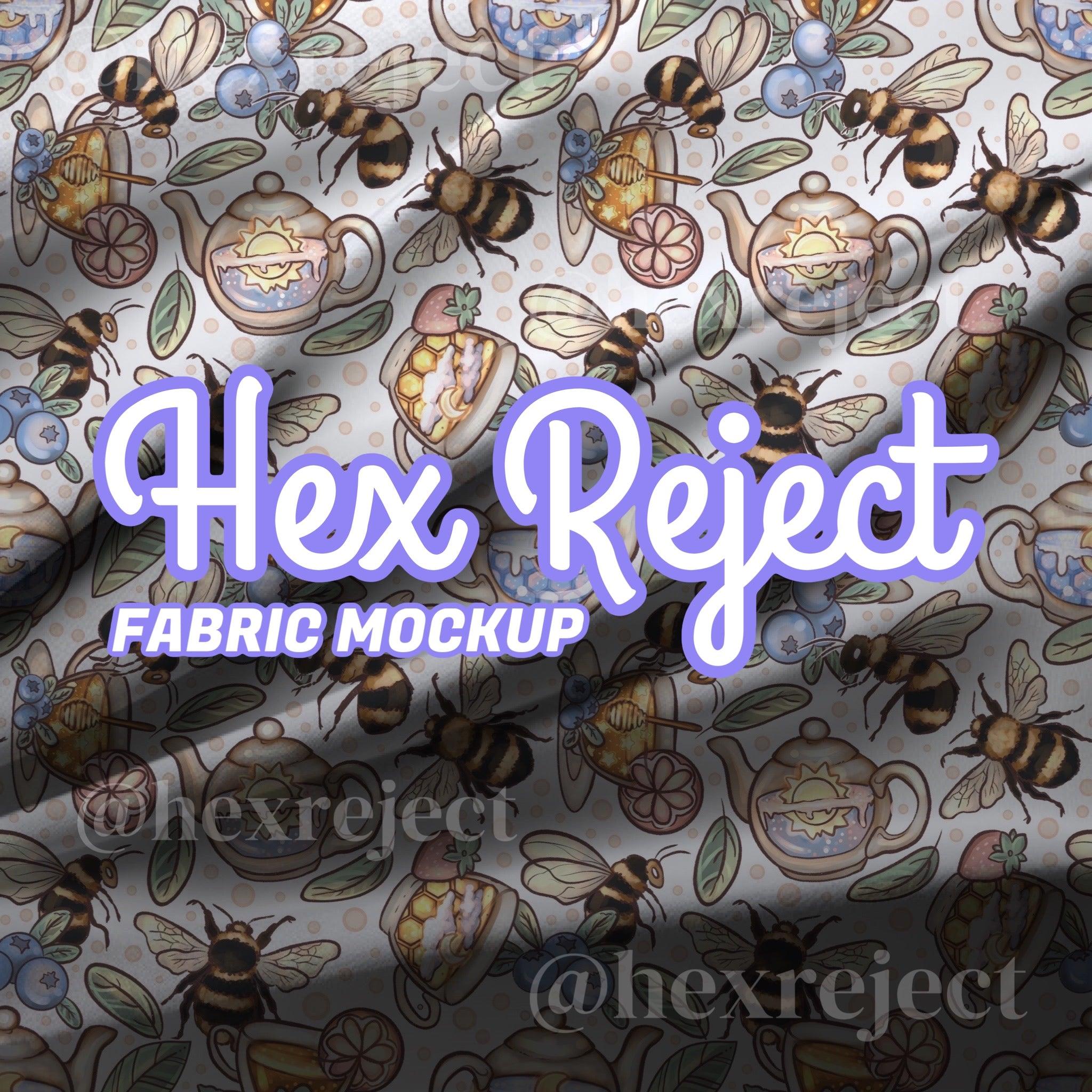 Fabric Mock-up #1 - Hex Reject