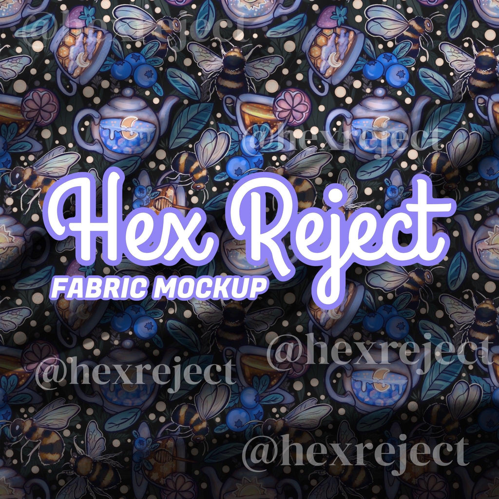 Fabric Mock-up #1 - Hex Reject