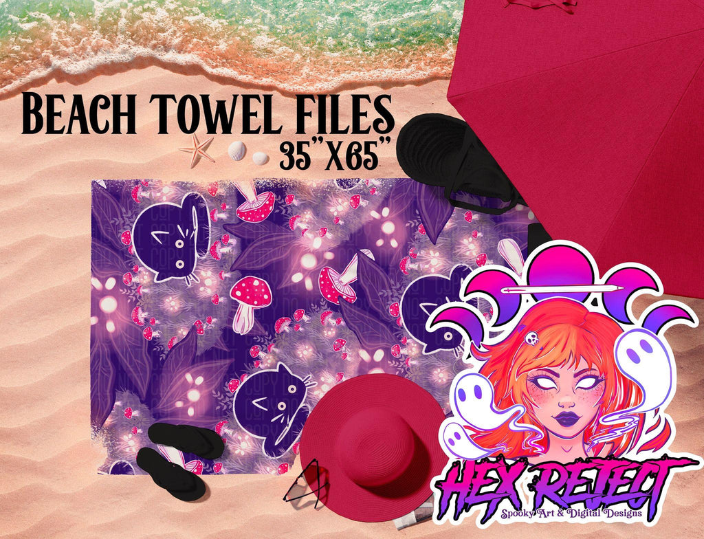 Fairy Circle - Beach Towel File - Hex Reject