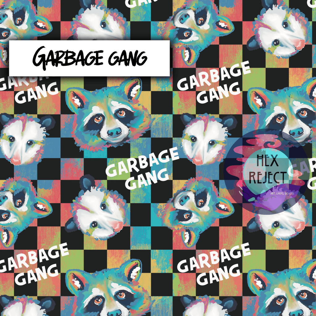 Garbage Gang - Seamless file - Hex Reject