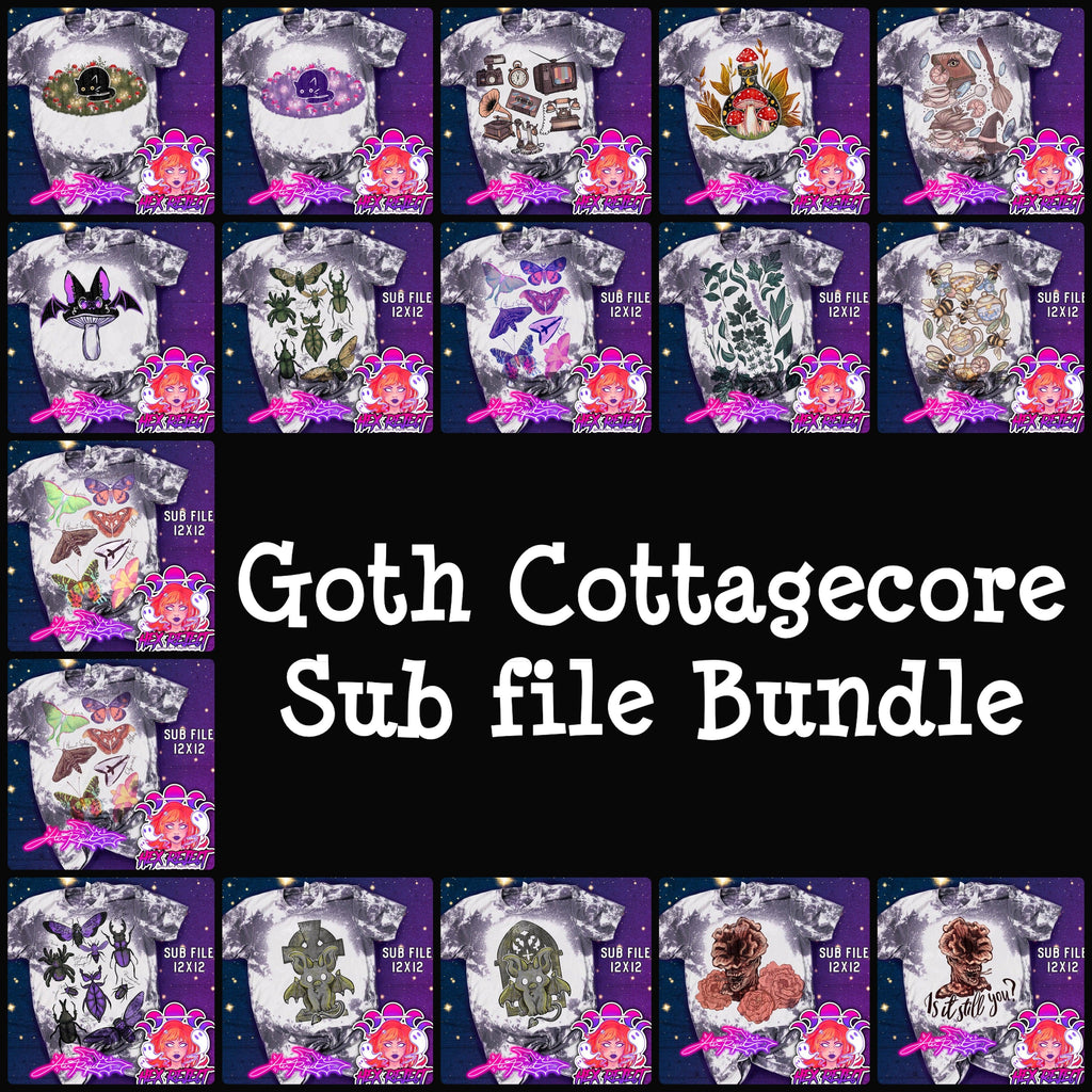Goth Cottagecore - Sub bundle - Hex Reject