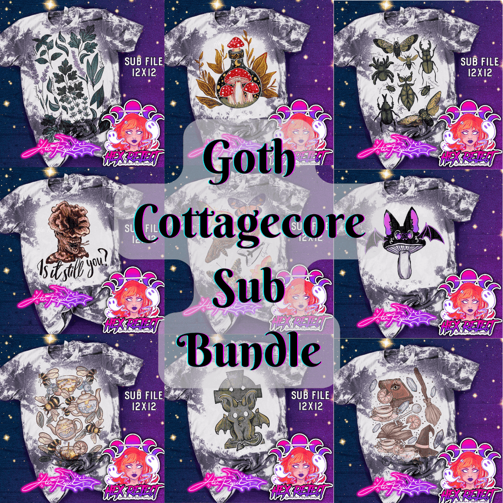 Goth Cottagecore - Sub bundle - Hex Reject