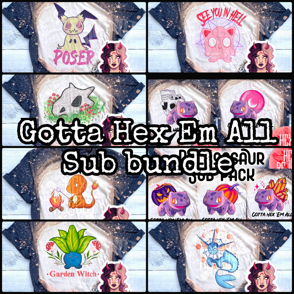 Gotta Hex Em All - Sub Bundle - Hex Reject