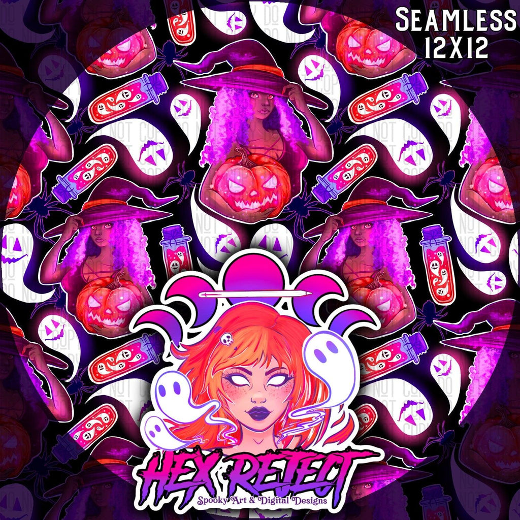 Halloween Queen - Seamless File - Hex Reject