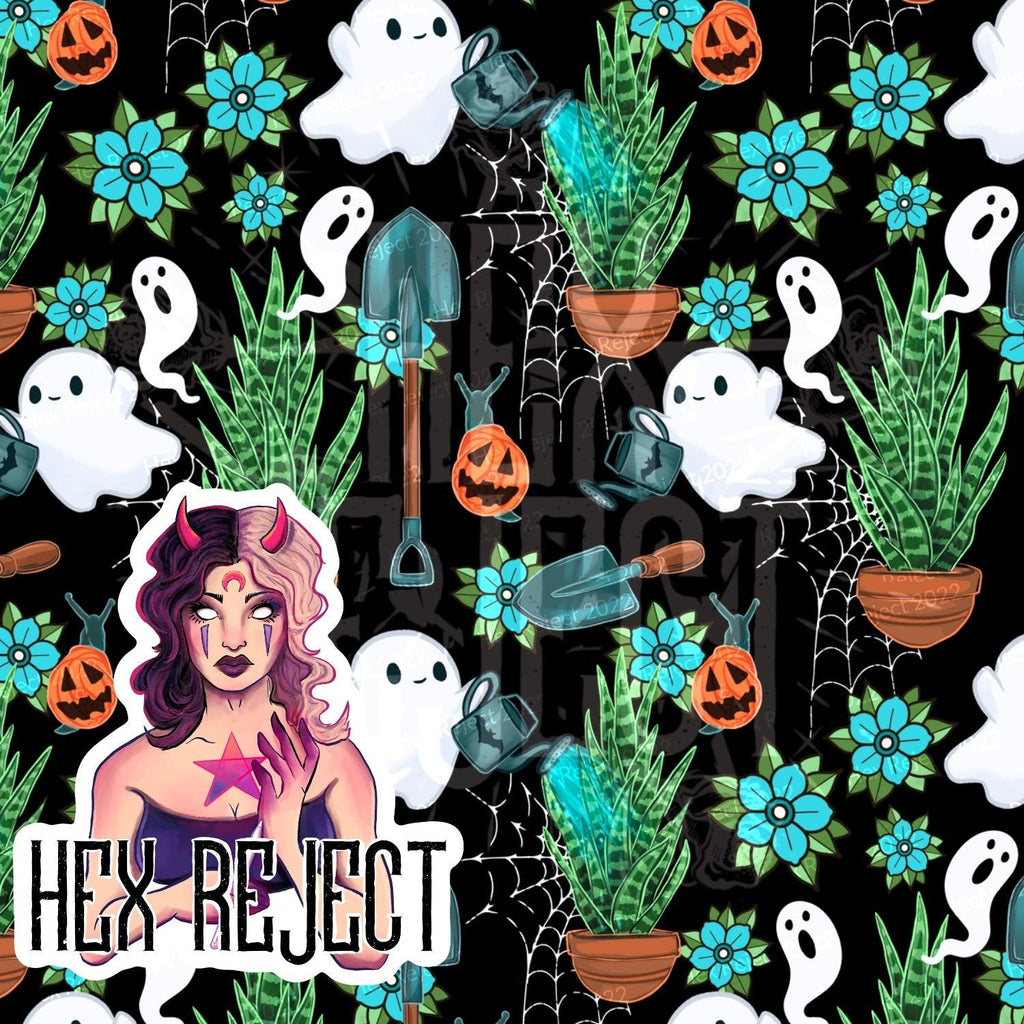 Haunted Garden - Seamless Files - Different Options - Hex Reject