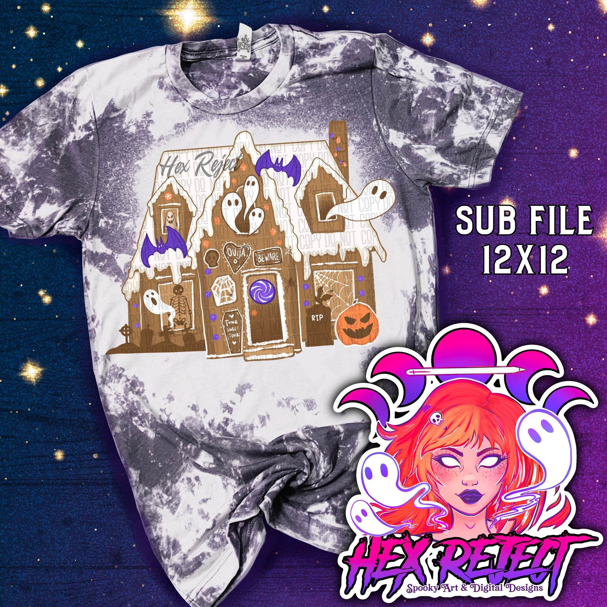 Haunted Gingerbread House - Sub file - Hex Reject