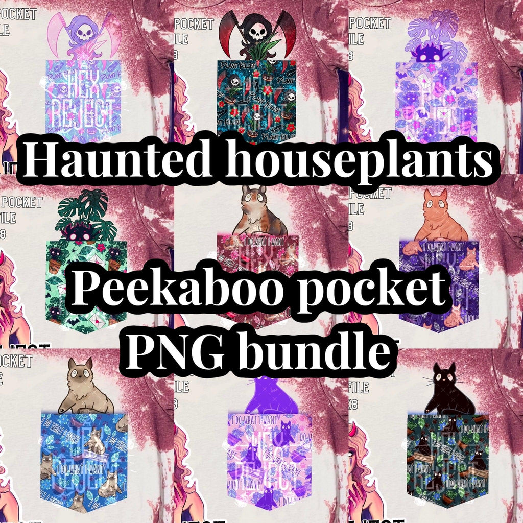 Haunted Houseplants Peekaboo Pocket Bundle - Hex Reject