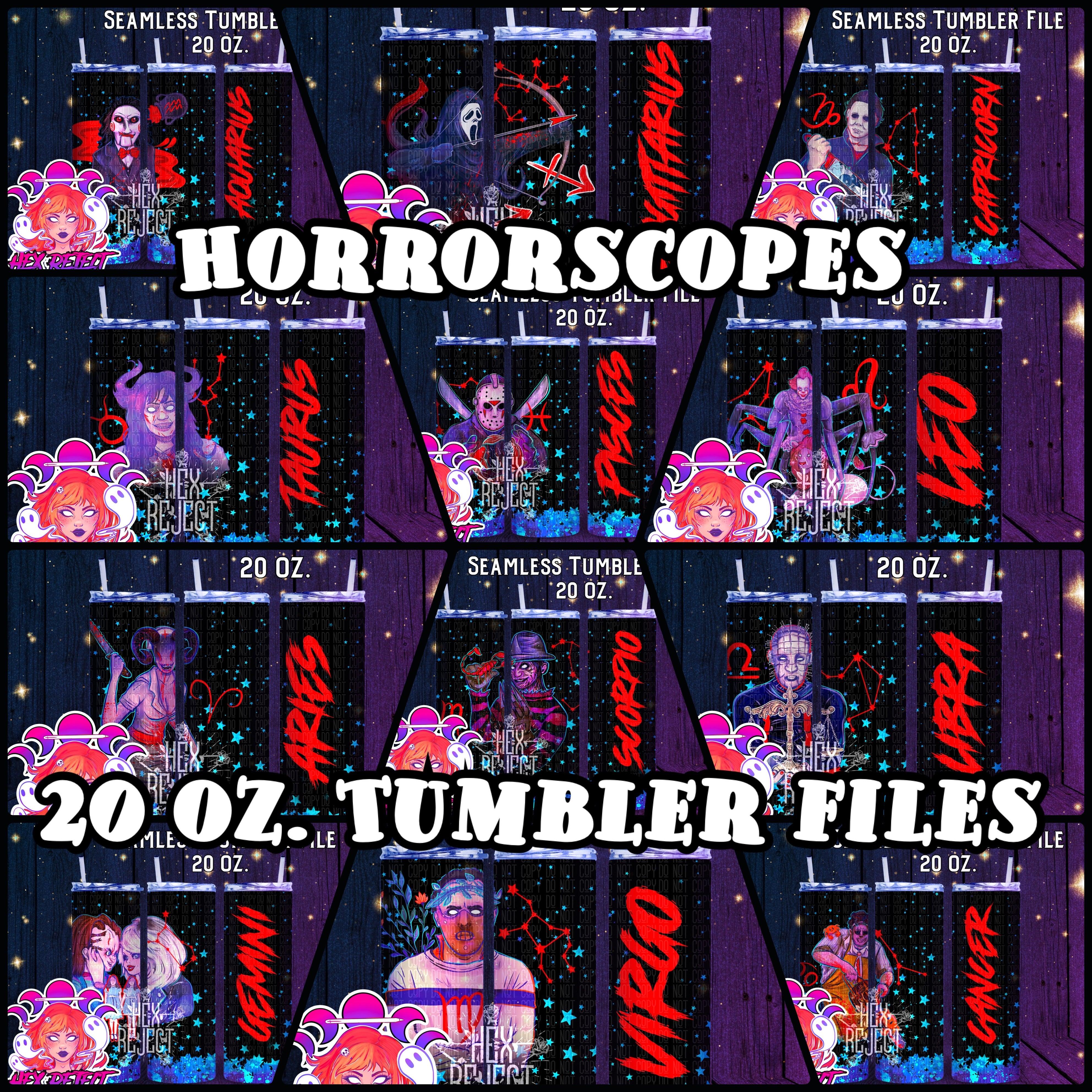 Hörrörscopes - 20 oz. Tumbler files - Hex Reject