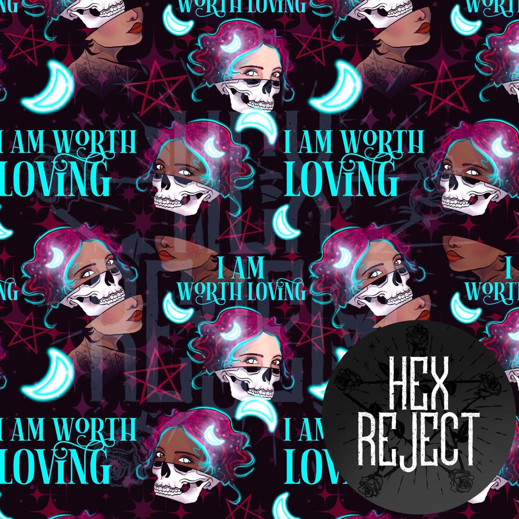 I am worth loving - seamless Files - Hex Reject