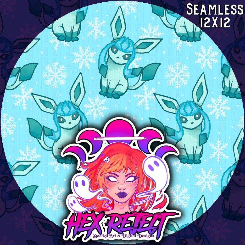 Ice Fox - Seamless File - Hex Reject