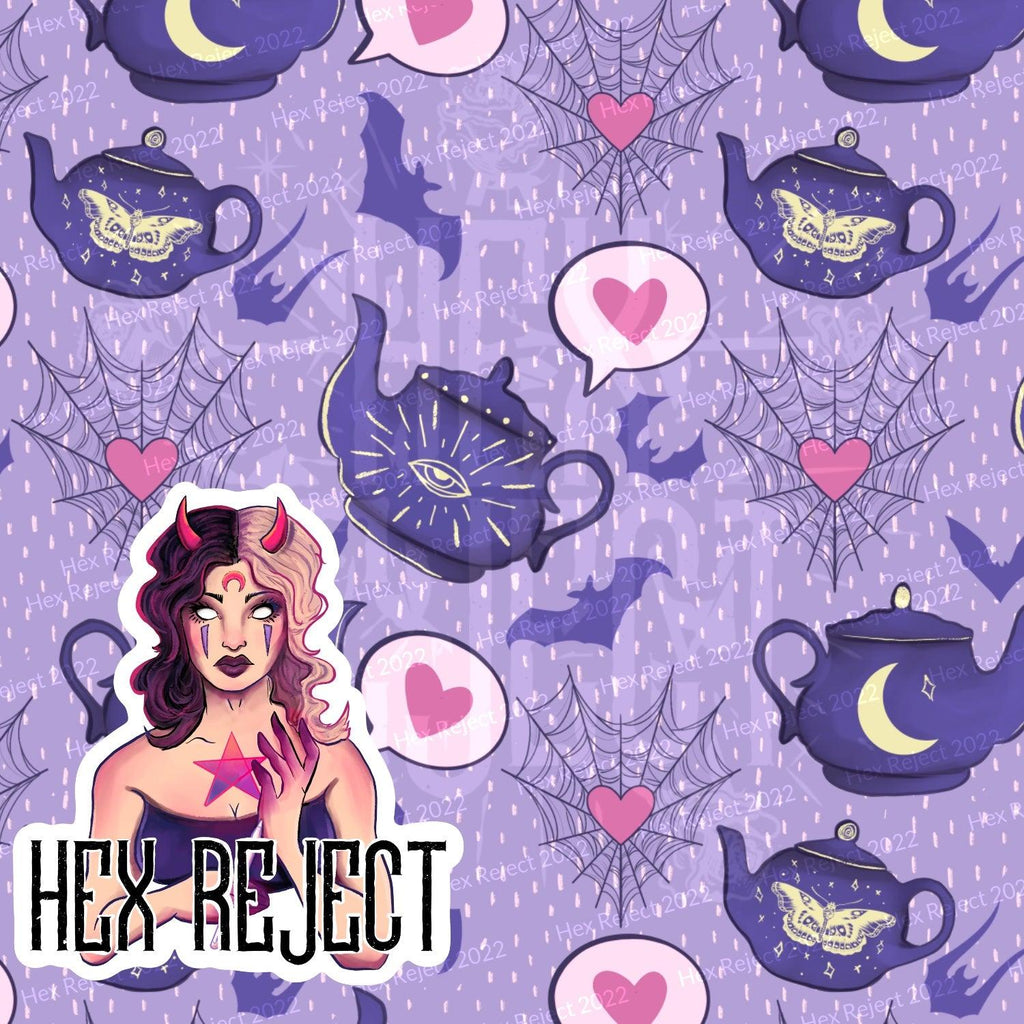 Lunar Teapots - Seamless file / coord file - Hex Reject