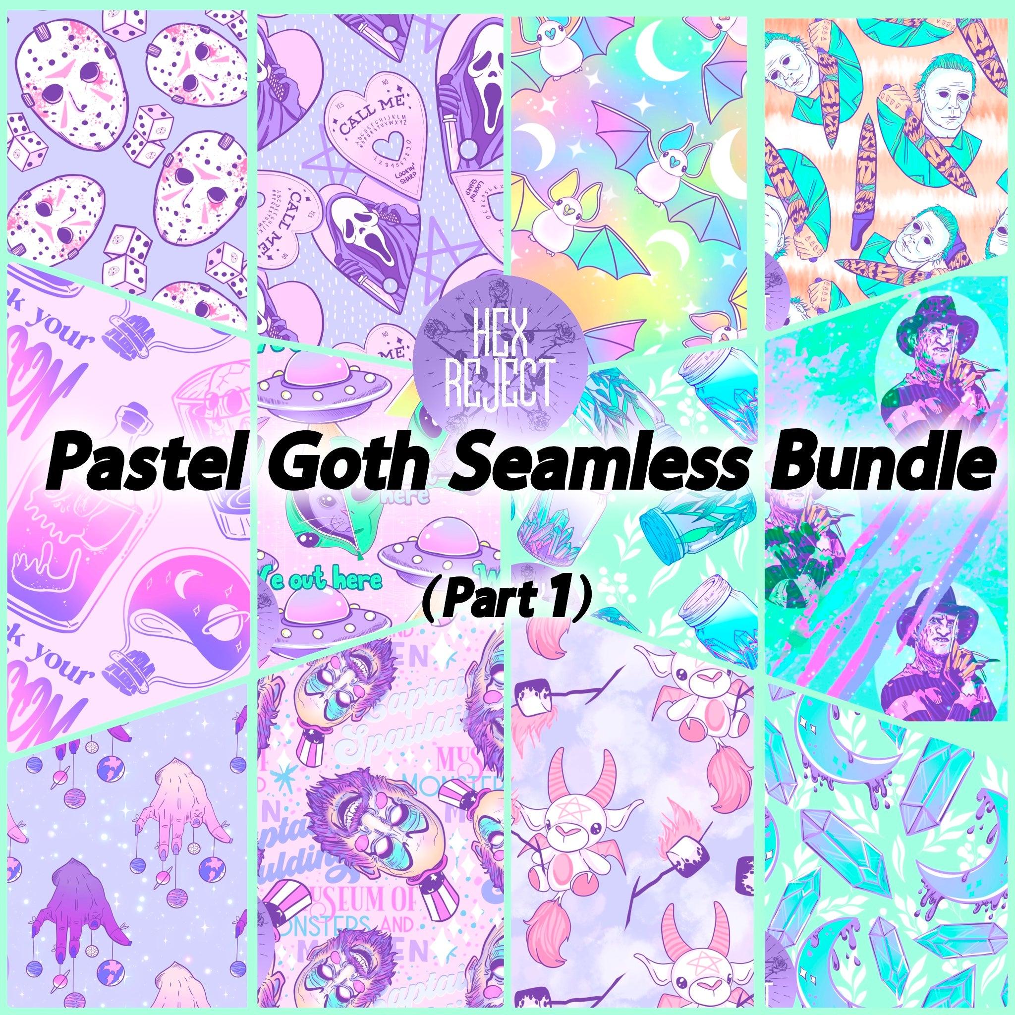 Pastel Goth Seamless bundle - Hex Reject