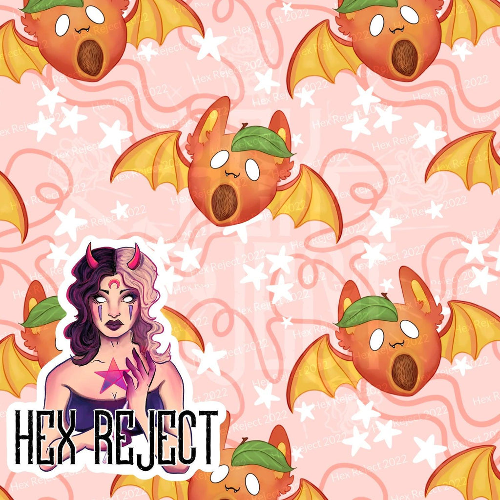 Peach bat - Seamless File - Hex Reject