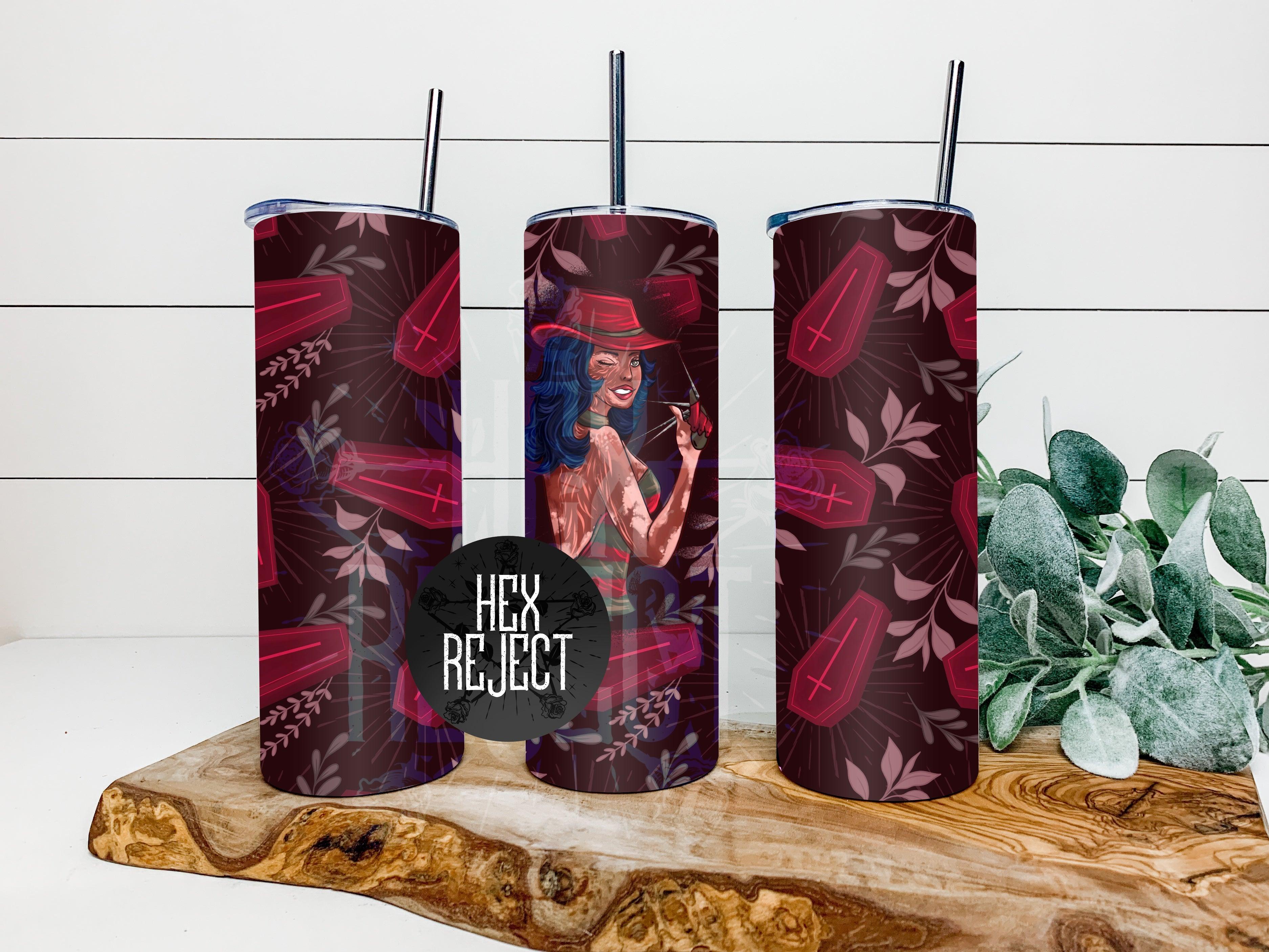 Pin-up Horror - 20 oz. Tumbler files - Hex Reject