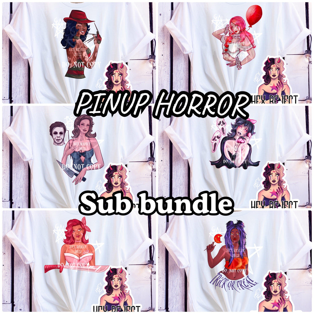 Pin-up Horror - Sub Bundle - Hex Reject