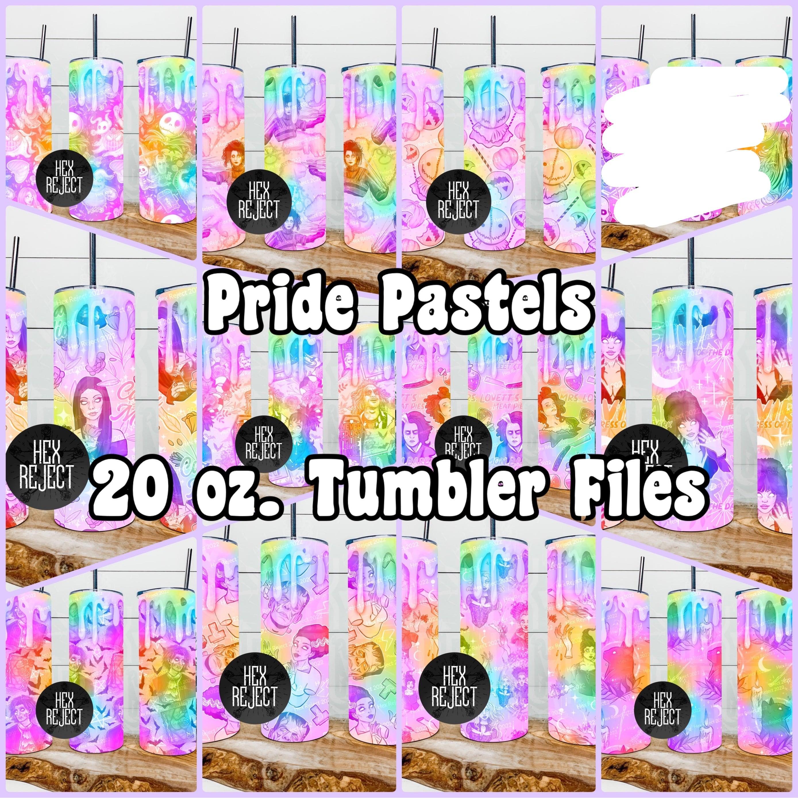 Pride Pastels - 20 oz. Tumbler Files - Hex Reject