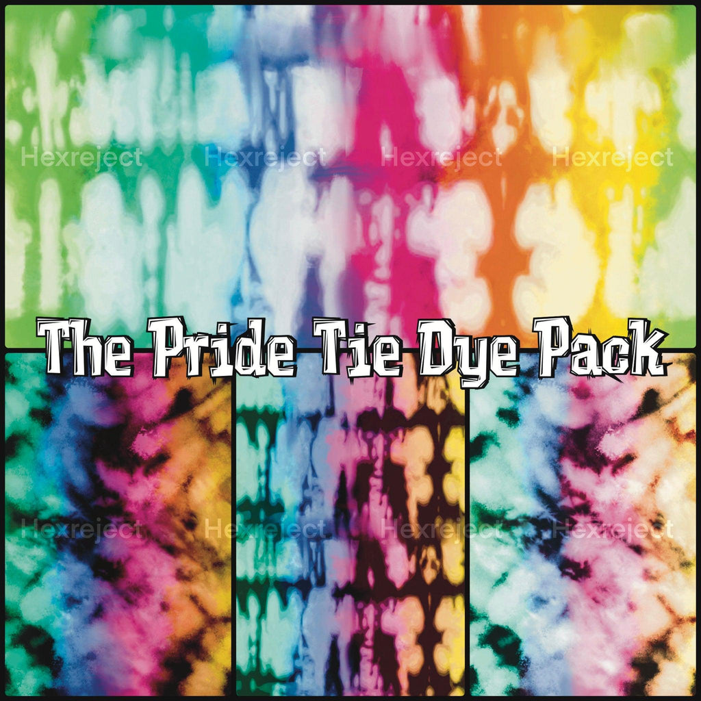 Pride Tie Dye Pack - seamless files - Hex Reject