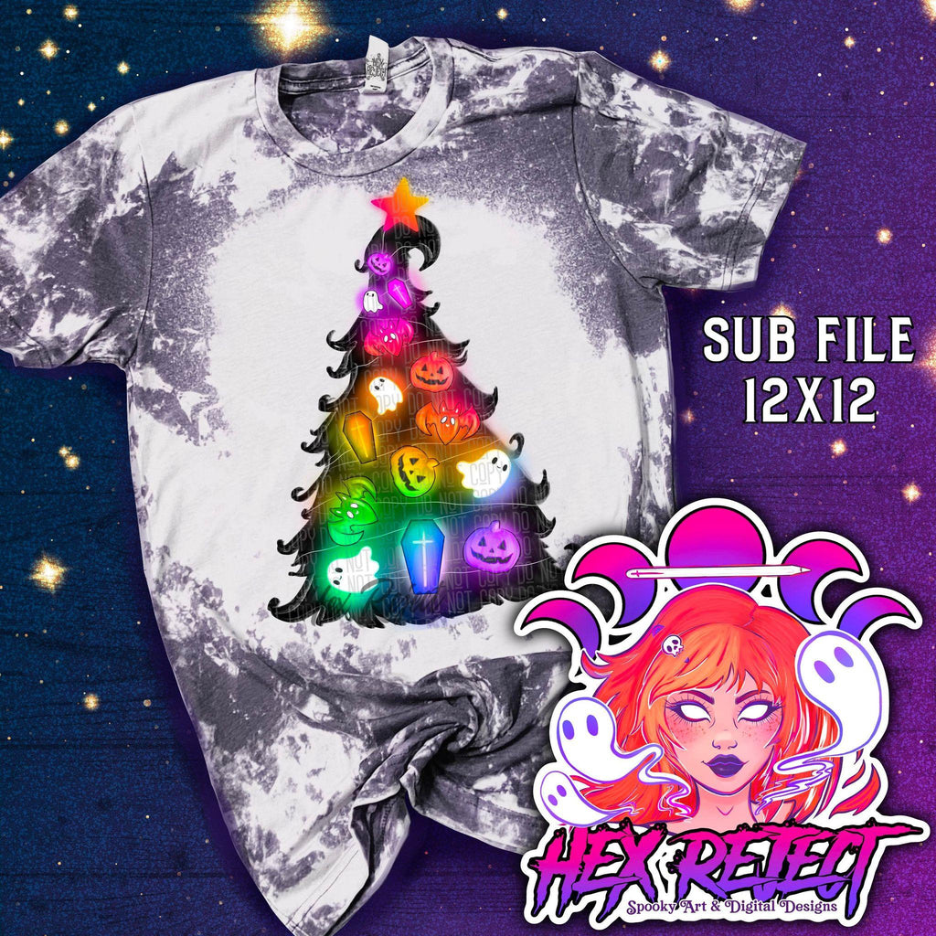 Rainbow Goth Tree - Sub file - Hex Reject