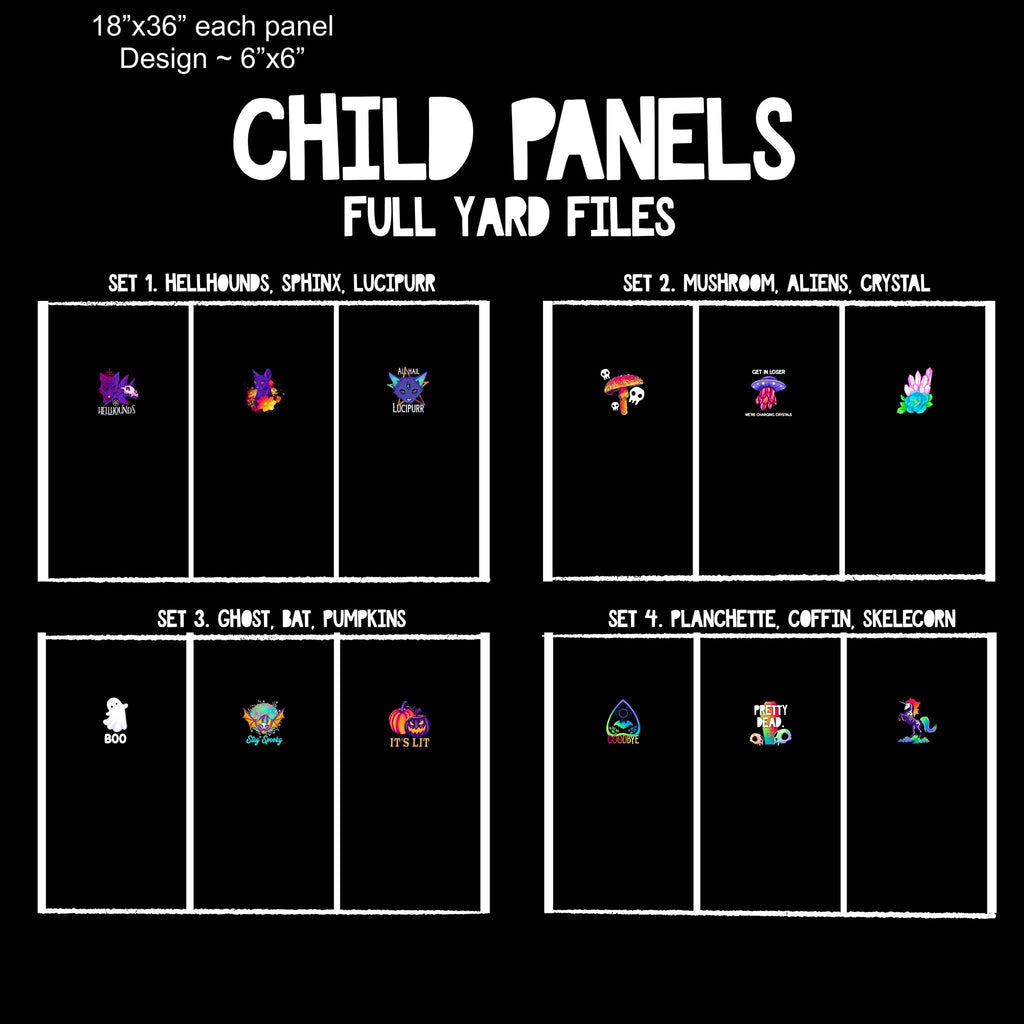 Spooky LF Child Panels - Hex Reject